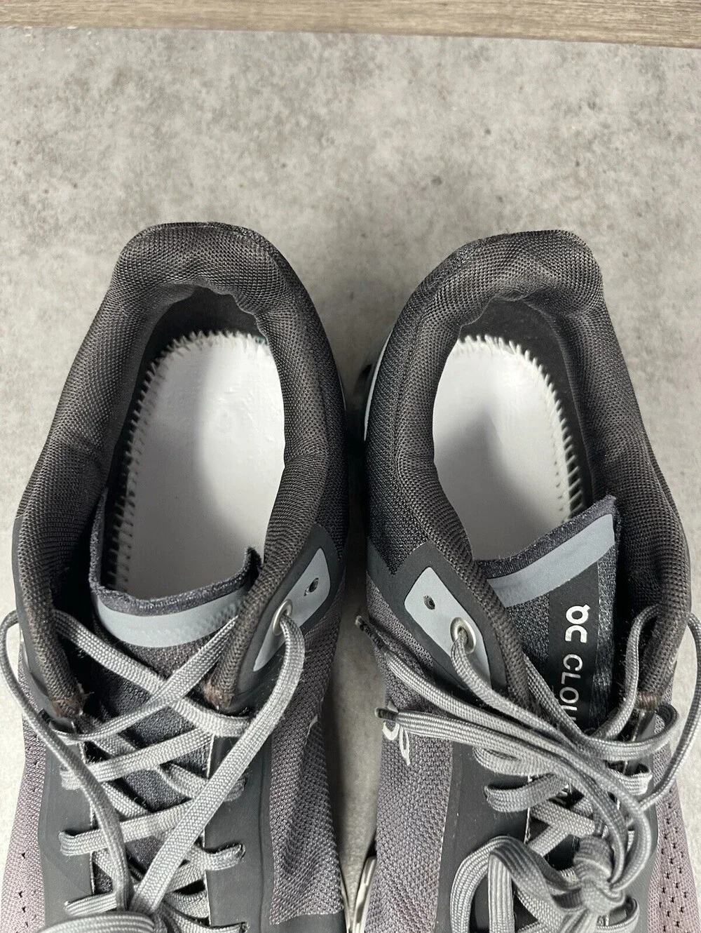 On Cloud X Size 11.5 Mens CloudTec Running Training Shoes Gray Black Performance